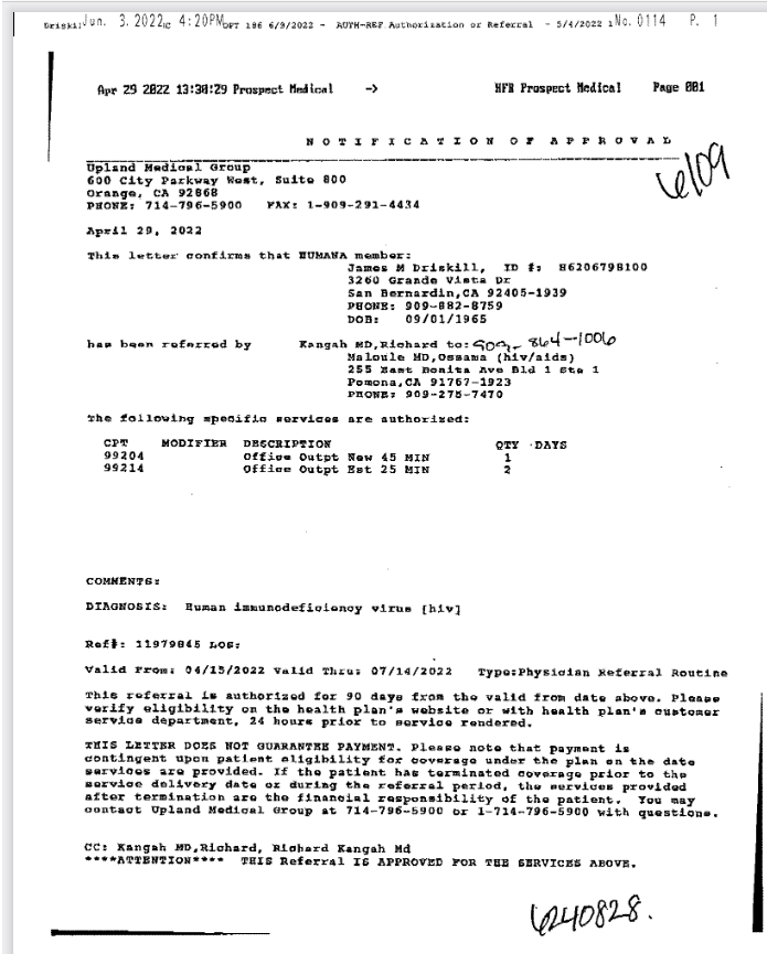 Prospect Medical Group - HIV Refferal and Approval - Doctor Ossama Maloule - Inland Valley Infectious Disease.png